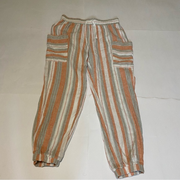 Indigo Rein Pants - 52. Striped Linen Pants